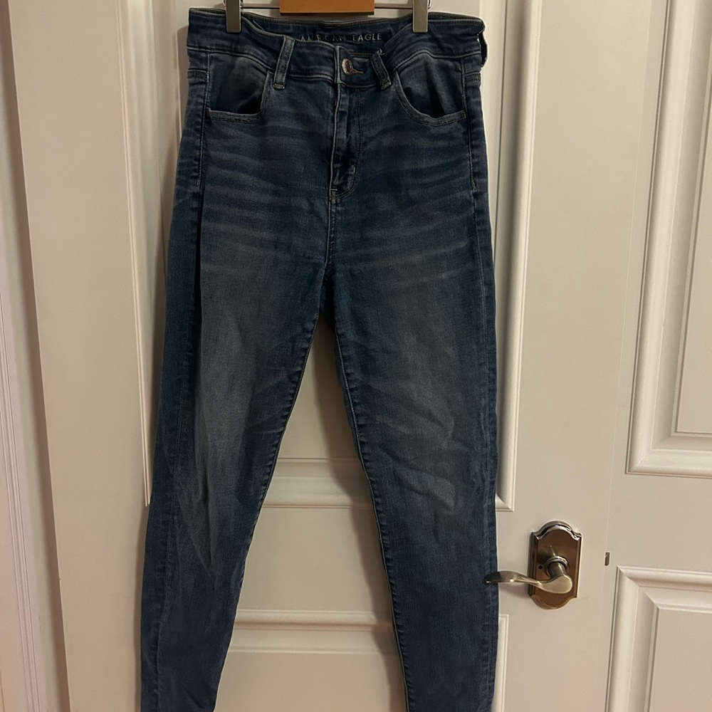 American Eagle High Rise Nex(x)t Level Stretch Jeggings